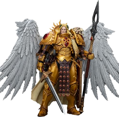 JOYTOY Warhammer 40K The Horus Heresy 1/18 Action Figure Blood Angels Sanguinius Primarch of The IXth Legion Collection Model Birthday