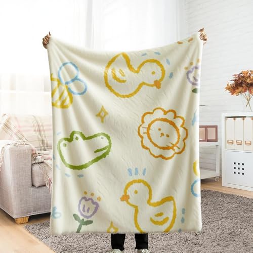 掛け布団 ふわとろ毛布 ソファーカバー blanket for winter 黄色いアヒル重い とろふわ とろとろケット ひざ掛け 冬用 車 寒さ対策 速乾 洗える フランネル 軽い