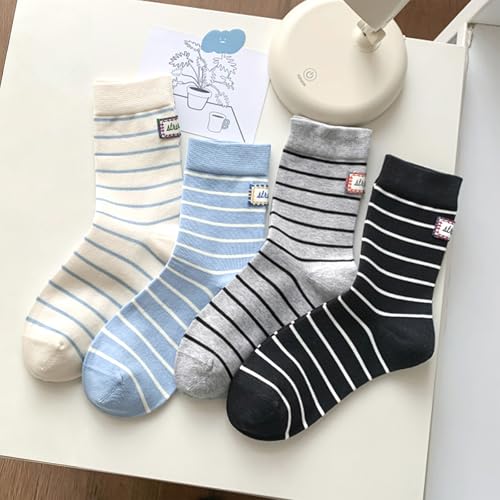 Image of Women's Cute Crew Socks, Casual Athletic Cotton Bowknot Cherry Calf Novelty Socks for Women