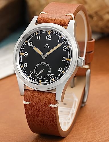 Image of TACTICAL FROG Militado D12 Military Mens Watch VD78 Quartz Sapphire Crystal C3 Super Luminous 36mm Dial Military-Style Dress Watches, 100M Waterproof