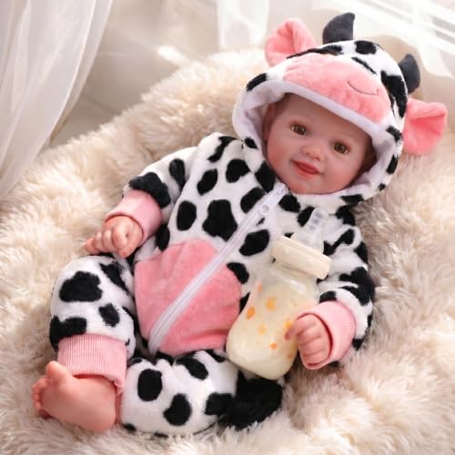 Muñeca Reborn BABESIDE 17 Pulgadas Cuerpo Suave Realista miniatura 6