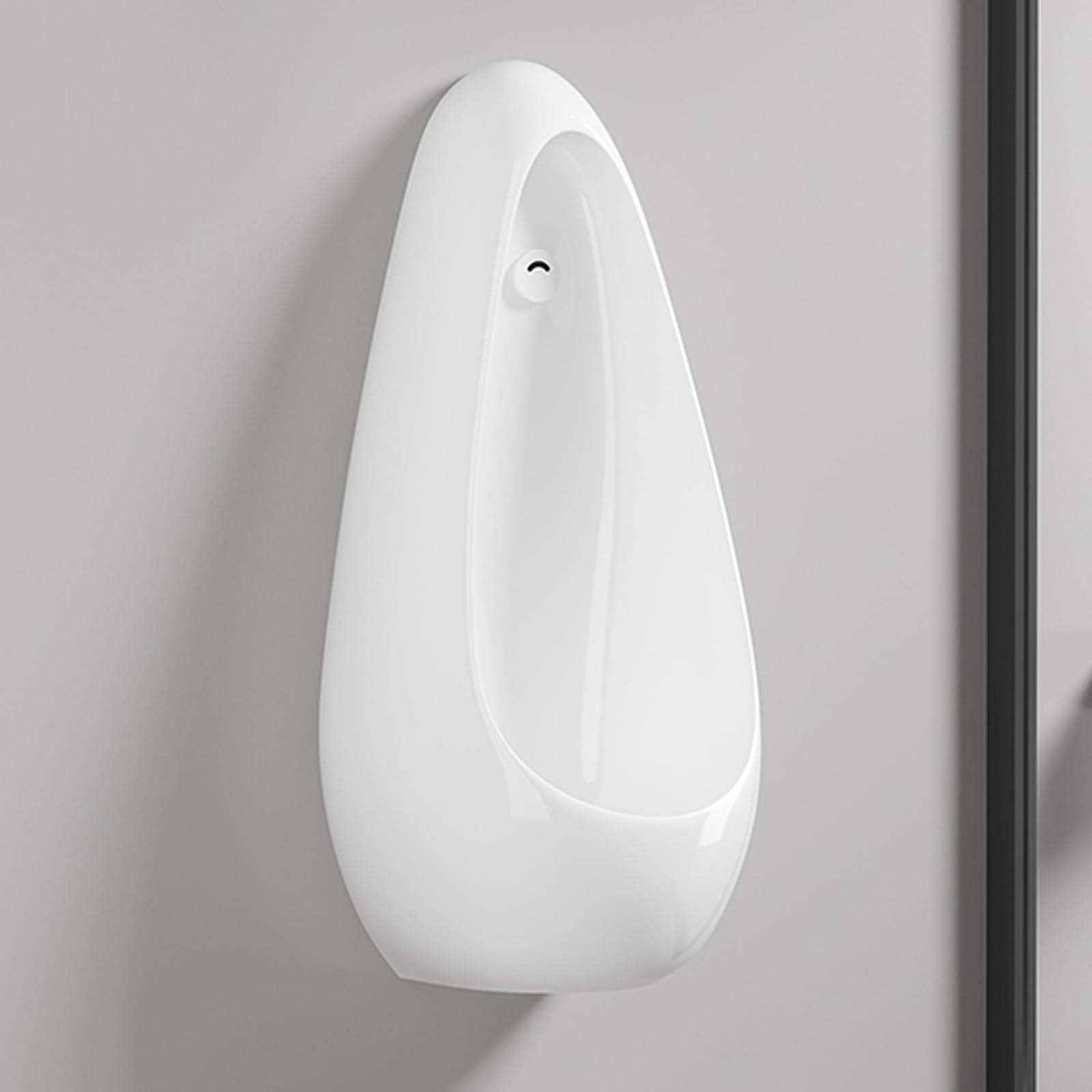 Naścienny męski pisuar odporny na zapachy design oszczędzający miejsce czujnik idealny do użytku domowego i hotelowego higieniczne rozwiązanie łazienkowe nowoczesny styl