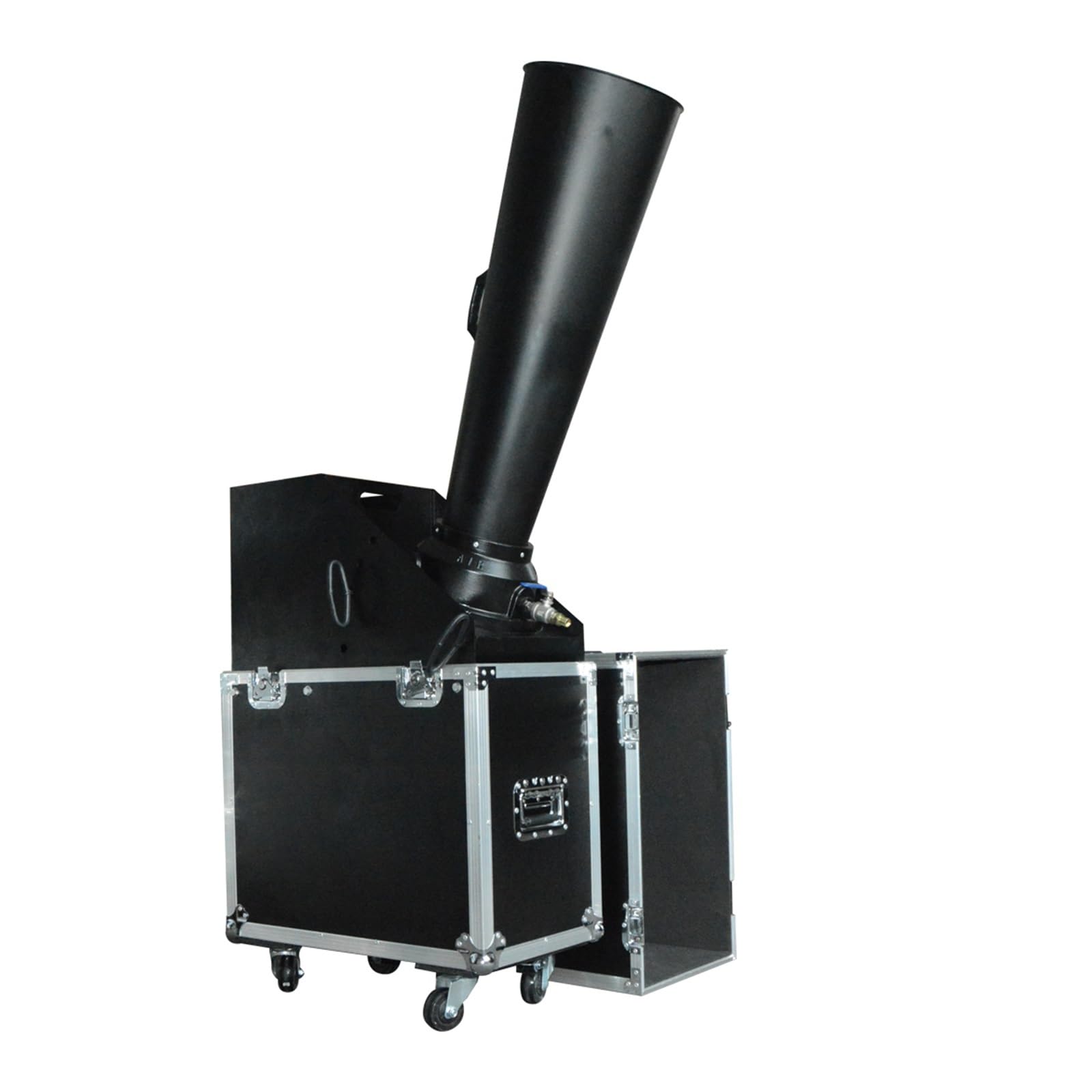 Maszyna do konfetti, Wyrzutnia konfetti, Sterowanie ręczne maszyna konfetti sceniczne Co2 gazowa maszyna papiernicza konfetti Flightcase Shooter na duże imprezy imprezowe Wedding Jet 16m na specjalne