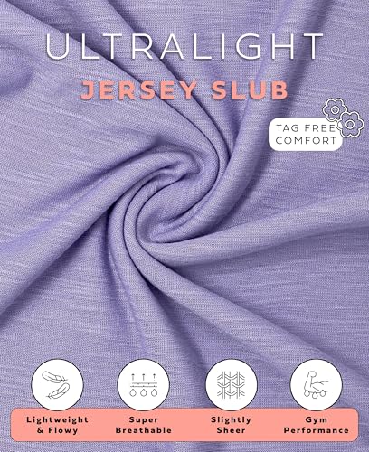 image for Sexy Basics Women's 5 Pack Everyday Flowy Burnout Racer Back Active Wo