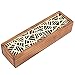 Produktbild Federmäppchen, leicht, Vintage und zart, 4 Arten Holz Federmäppchen Box Desktop Briefpapier Aufbewahrungsorganisator Student School Office Verwendung(#4)