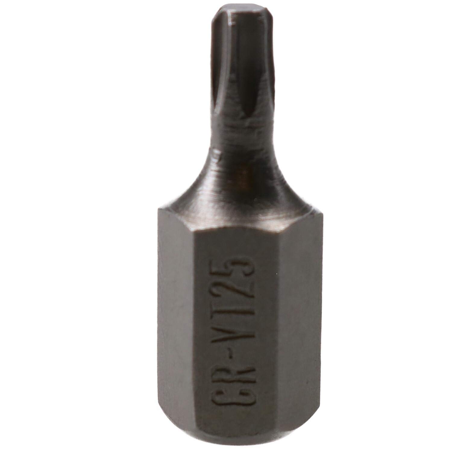 Ab Tools Men's T25 Torx Star Bit 30Mm Length 10Mm Shank Chrome Vanadium Hardened Tip Cr-V