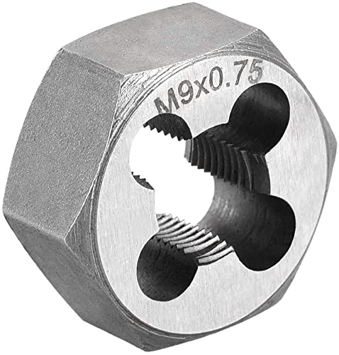 XYWHPGV Hex Thread Die M9x0.75mm Metric Hexagon Taper Carbon Steel Precision Grade 6g (2c389 3de96 a844d e971e 3c648 7b9cc