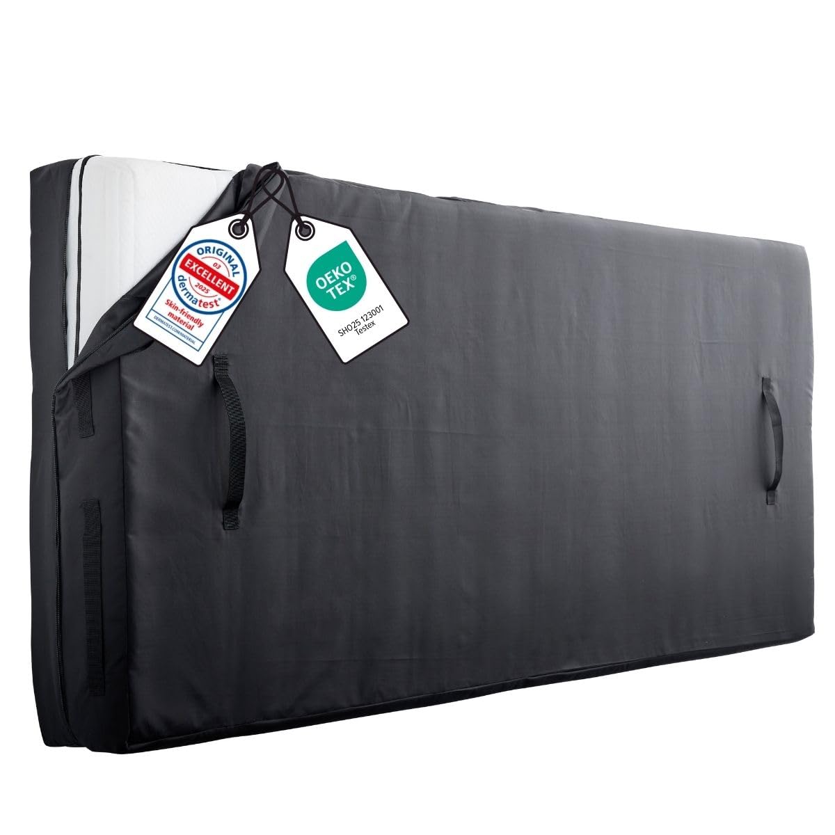 Dreamway - Custodia Protettiva per Materasso matrimoniale 180x200 - Resistente e Impermeabile - Perfetta per Trasloco, Stoccaggio o Trasporto - Certificata Oeko-Tex