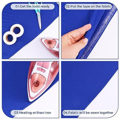 UWEME 6 Rolls Iron On Hemming Tape Adhesive Hem Tape for Pants