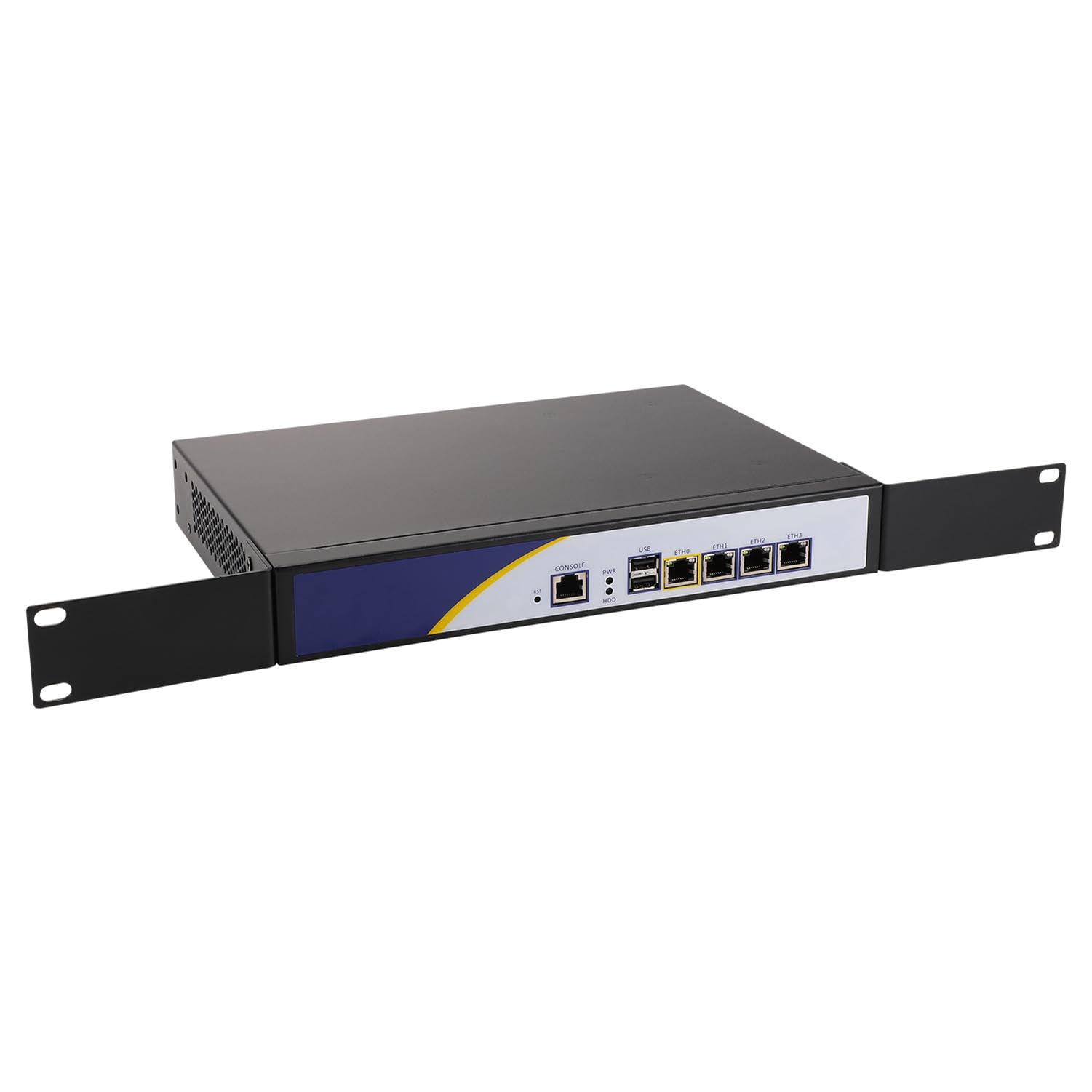 Firewall Hardware, PFSense, VPN, Network Security Appliance, Router PC, Atom D525, RS01, 4 x Gigabit LAN, 2 x USB, COM, VGA, Fan,2G RAM/32G SSD