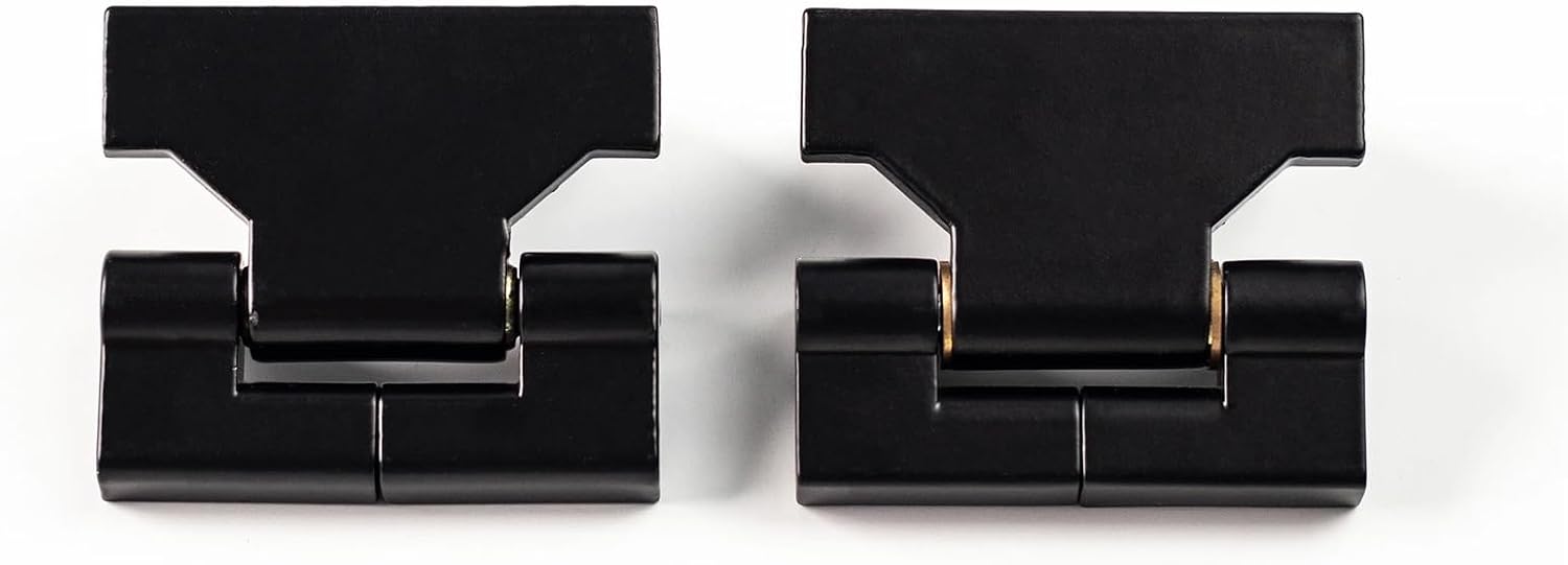 Zinc Alloy Automatic Equipment Concealed Lift-Off Hinge 2Pcs(CL213-3-Dark Blue)