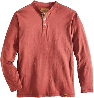 Venado Henley Long Sleeve Shirts for Men