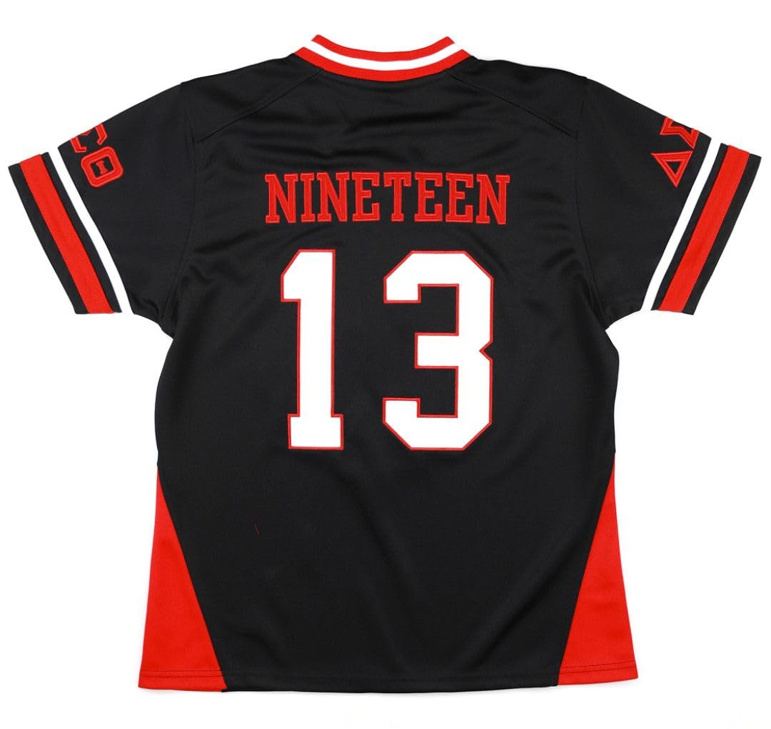 Delta Sigma Theta M16 Football Jersey Black [2XL]