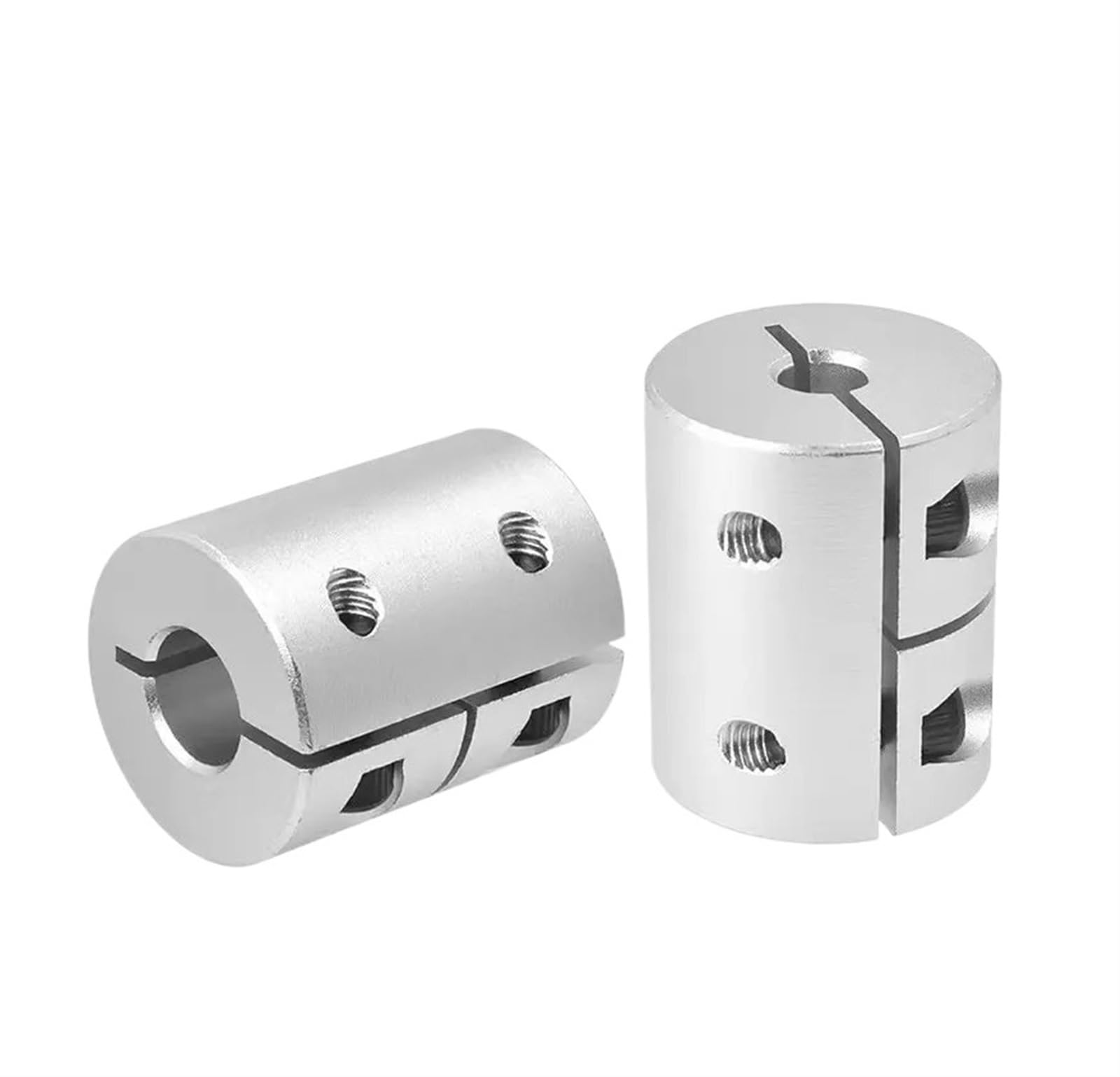 Rigid coupling,Stainless steel rigid coupling 1pcs D20L25 3D Printer Part Lead Screw Coupler RIgid Coupler Rigid Coupling Motor Connector Motor Shaft Coupling(4x8)