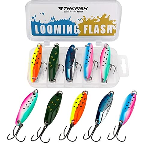 THKFISH Fishing Spoons Set for Trout Cover