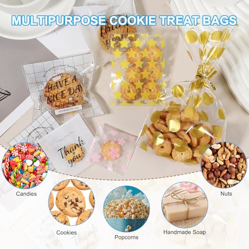 Bolsas de galletas con cierre autoadhesivo para proteger panadería 5