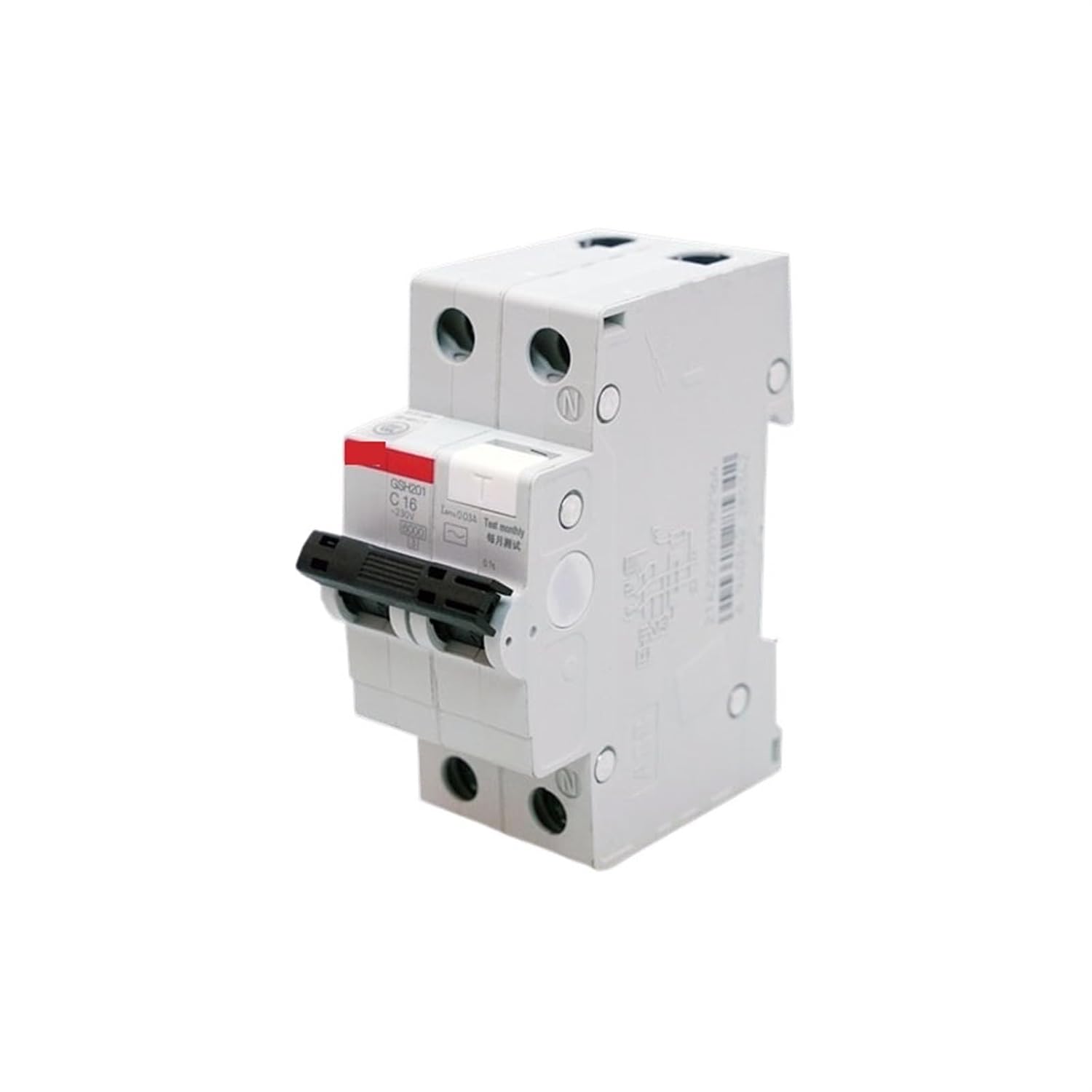 1pcs Residual Current Protection Circuit Breaker GSH204 4P 6A 10A 16A 20A 25A 32A 40A 50A 63A Type C AC Electronic(63A)