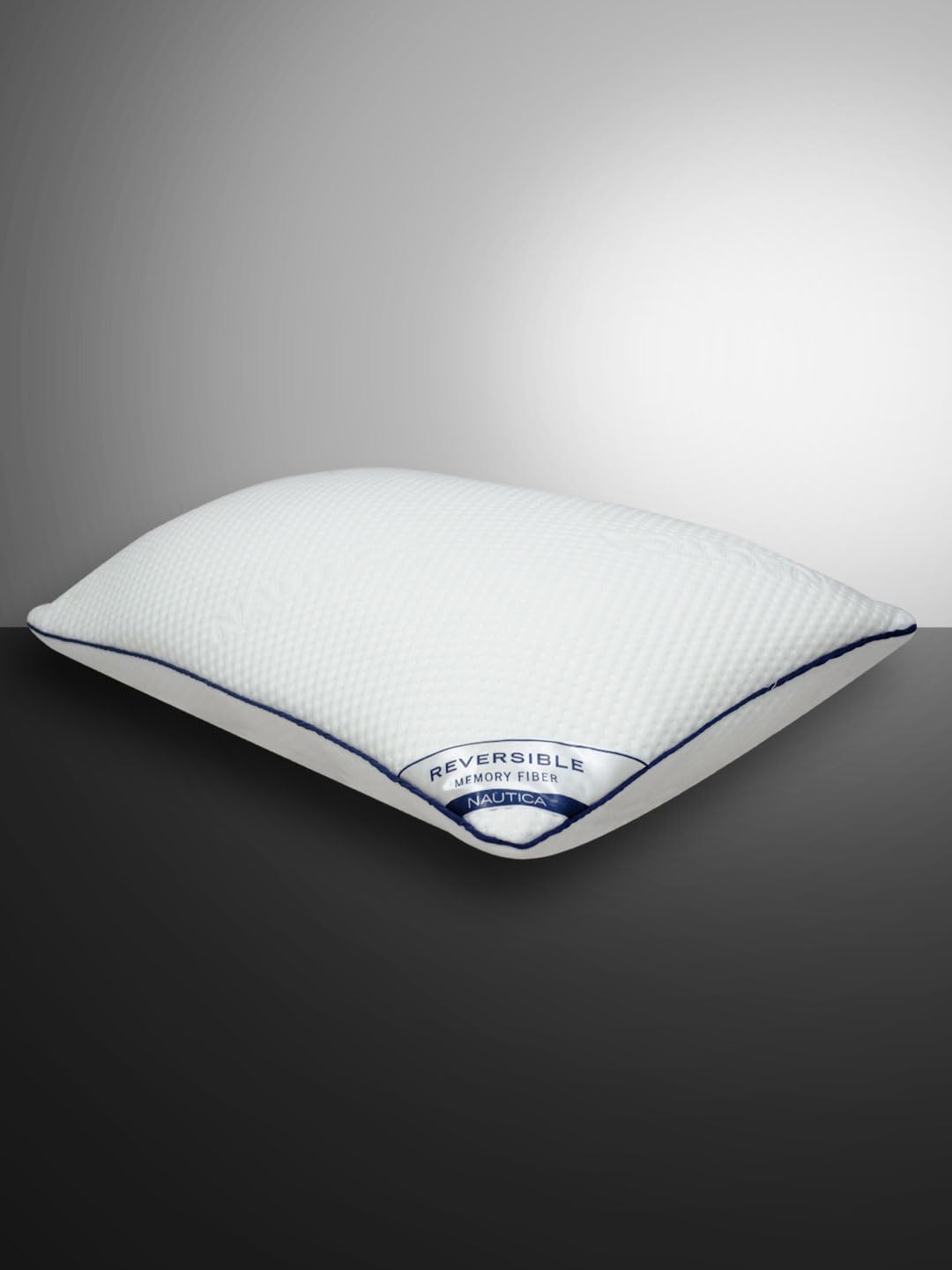 NAUTICA Reversible Multi-Functional 2 in 1 Anti-Microbial Pillow -1pc 16 X 24 Size (Reversible) Solid-White-image-13