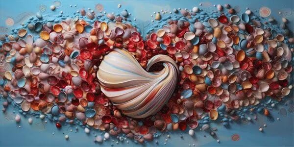 Peinture diamant de haute précision strass carrés complets coquillage