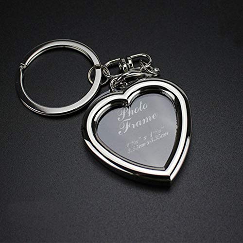Preisvergleich Produktbild MINTUAN Schlüsselbund Schlüsselring Mode Kreative Bilderrahmen Schlüsselanhänger Persönlichkeit Liebhaber Auto Handy Schlüsselbund Schlüsselanhänger Liebe Souvenir Anhänger