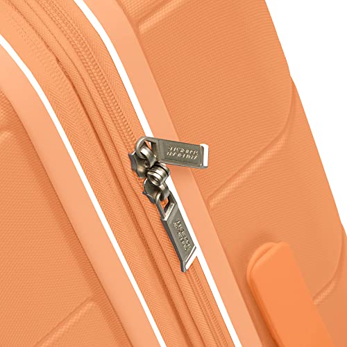 Image of American Tourister Stratum 2.0 Expandable Hardside Luggage with Spinner Wheels, 24-Inch Checked-Medium, Papaya