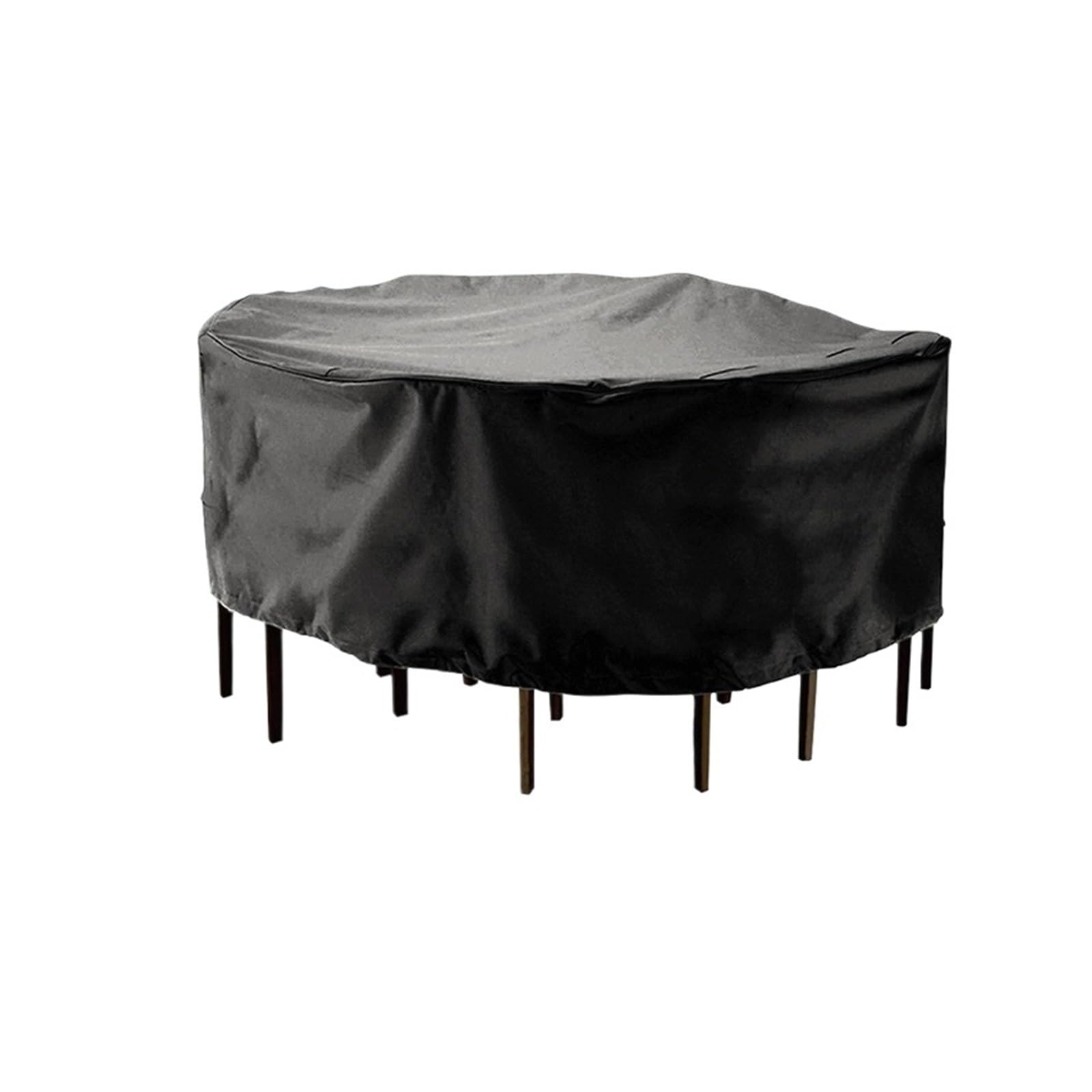 MFWHEFJ Garden Furniture Covers Waterproof Garden Furniture Cover Waterproof Outdoor Round Table Sunscreen Rainproof Protective Dustproof 210D Oxford Cloth(185x95cm)