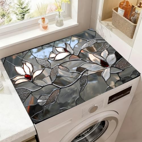 Image of NYZE Washer and Dryer Top Protector Mat, Washer Dryer Cover 23.6 inchx19.7 inch