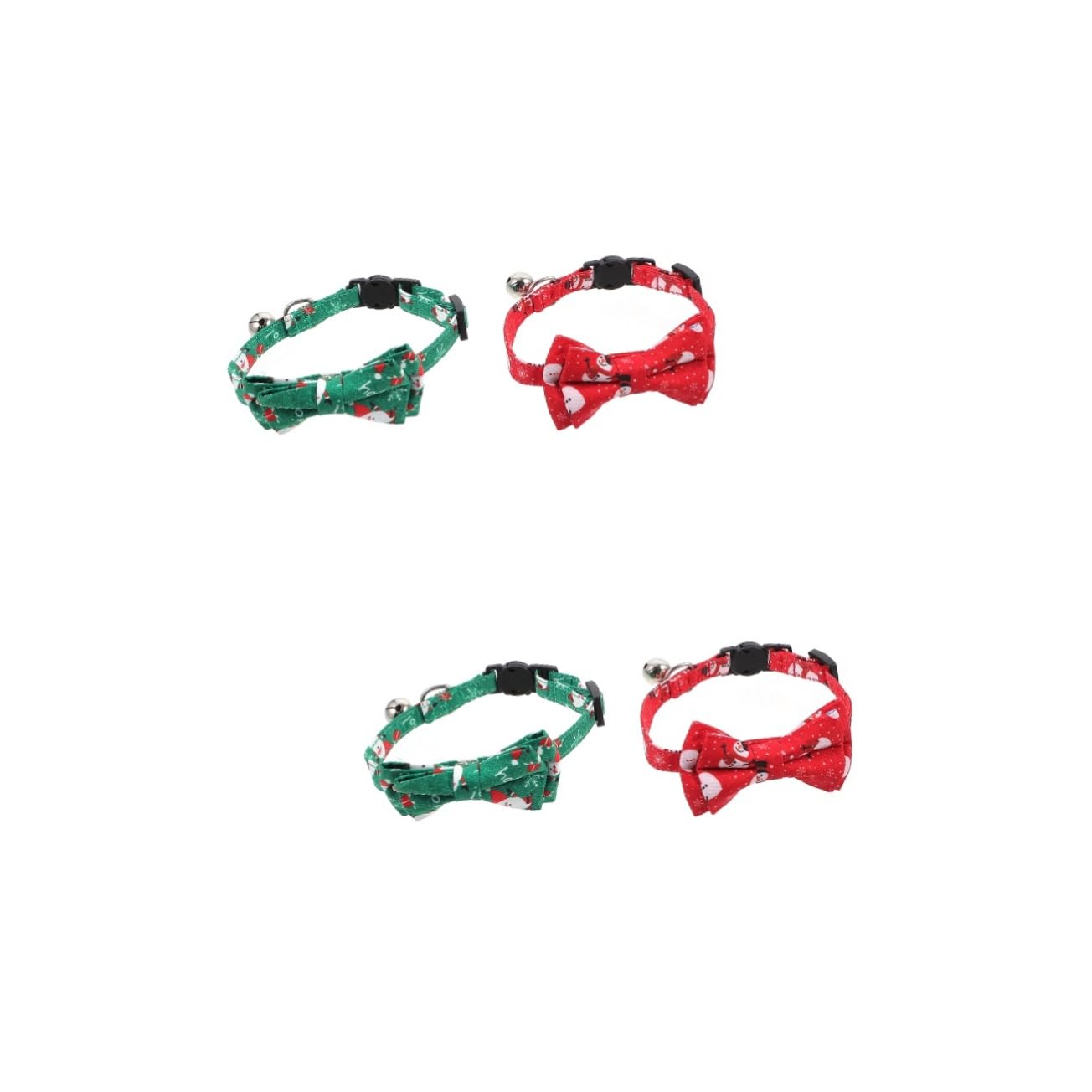 Collier de Noël chat et chaton Mipcase pour illuminer le réveillon en famille, 4 pièces