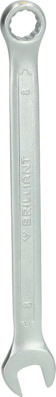 Chave combinada métrica BRILLIANT TOOLS BT011908 de 8 mm, aço cromo-vanádio