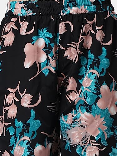 Image of POPWINGS Casual Printed Joggers for Summer || Stylish Women Joggers for Summer || Loose-Fit Pull On Joggers for Women || Women Joggers Pants for Summer