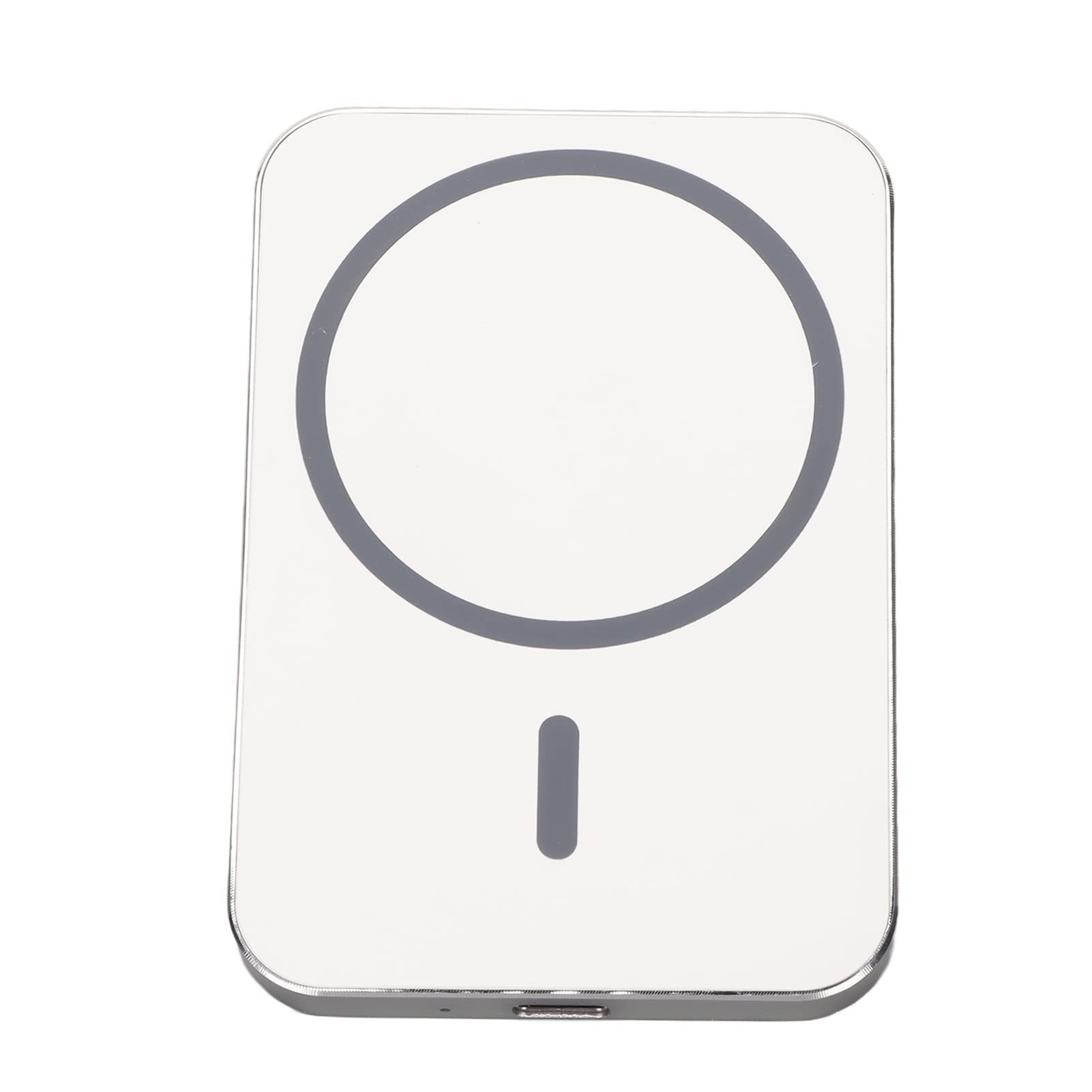 Car Charger,15W Fast Charging Auto Clamping Car Charger Phone Mount,Powerful Magnetic,Support Qc2.0/3.0,360° Rotation Stable Sturdy (White)