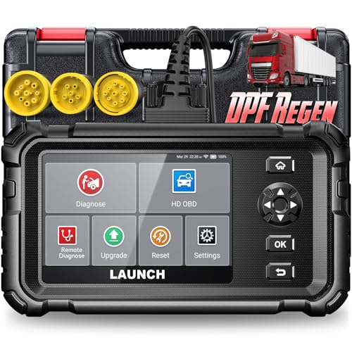 Recall 3 LAUNCH CRP129HD Heavy Duty Truck Scanner with DPF Regen, Full System Diesel Semi Truck Diagnostic Tool, Truck Code Reader with Speed Limit Reset for Cummins Detroit Allison International Paccar