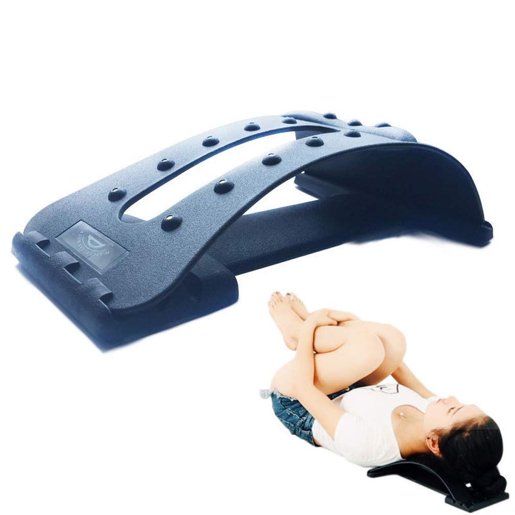 ELQBack Correction Stretcher, Posture Plus Corrector And Back Pain Relief Stretcher, Relieve Muscle Tension & Pain - Ideal For Home Office Or Workplace Chairs,A