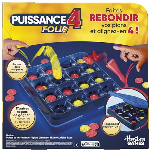Jeu classique Hasbro Gaming Puissance 4 Folie - vue 5
