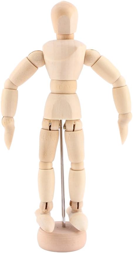 Maniquí de Madera Articulado para Dibujo 5.5 Pulgadas miniatura 2