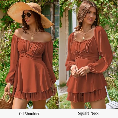 Image of Fixmatti Women Jumpsuit Low V Neck Drawstring Waisted Long Pant Romper Outfits