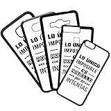 Fundas De Moviles Carcasas De Moviles Funda Carcasa Modelo Frases lo Unico Imposible es lo Que no Intentas Compatible con Samsung Galaxy J5 2016