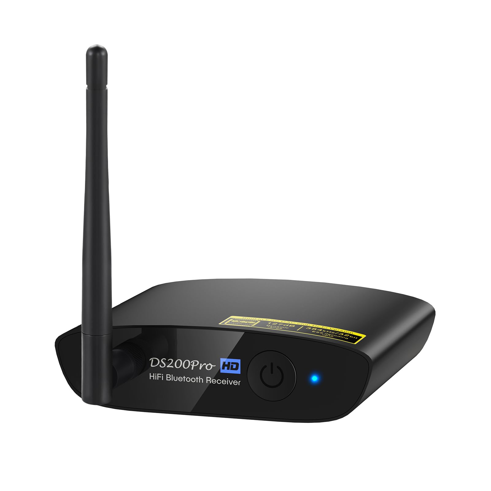 1Mii DS200Pro Bluetooth 5.3 Receiver for Home Stereo, HiFi Wireless Audio Adapter with LDAC, Built-in DAC, Long Range, Optical & RCA Outputs