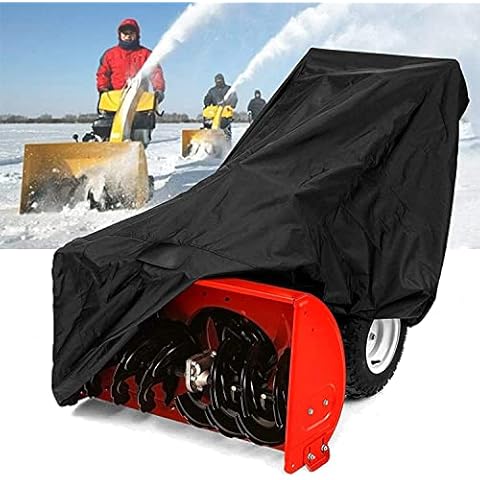 2win2buy Snow Blower Cover, All Weather Premium Waterproof Dustproof Snow Thrower Cover Heavy Duty Superior UV Protection Universal Fit with Storage Bag (50.39" L x 32.67" W x 40.15" H) Cover