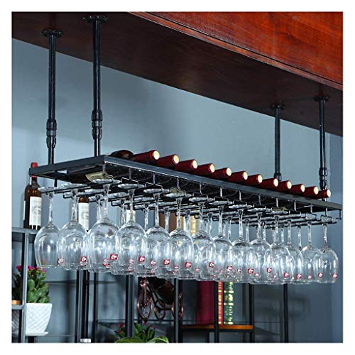 Support à vin suspendu pour table de bar et soirées conviviales