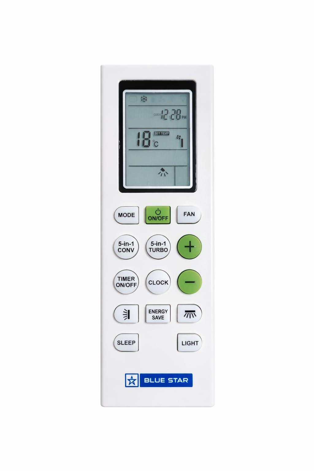 Inverter AC Remote Compatible with Blue Star Split Air Conditioner | Match & Buy Model | LCD Display | Origenal Remote | 2 Year Warranty-image-4