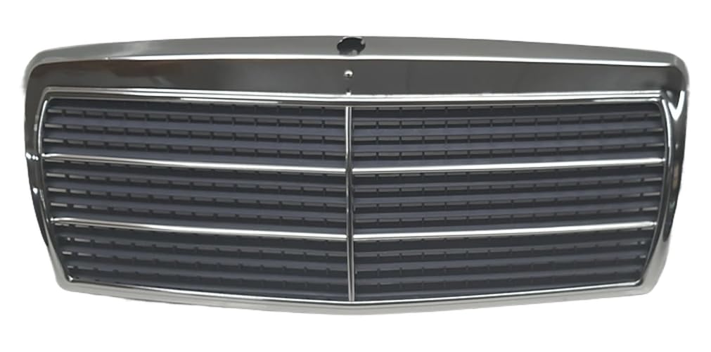 Parrilla Frontal Marco Plateado Compatible con Mercedes W201 190E 1982-1993