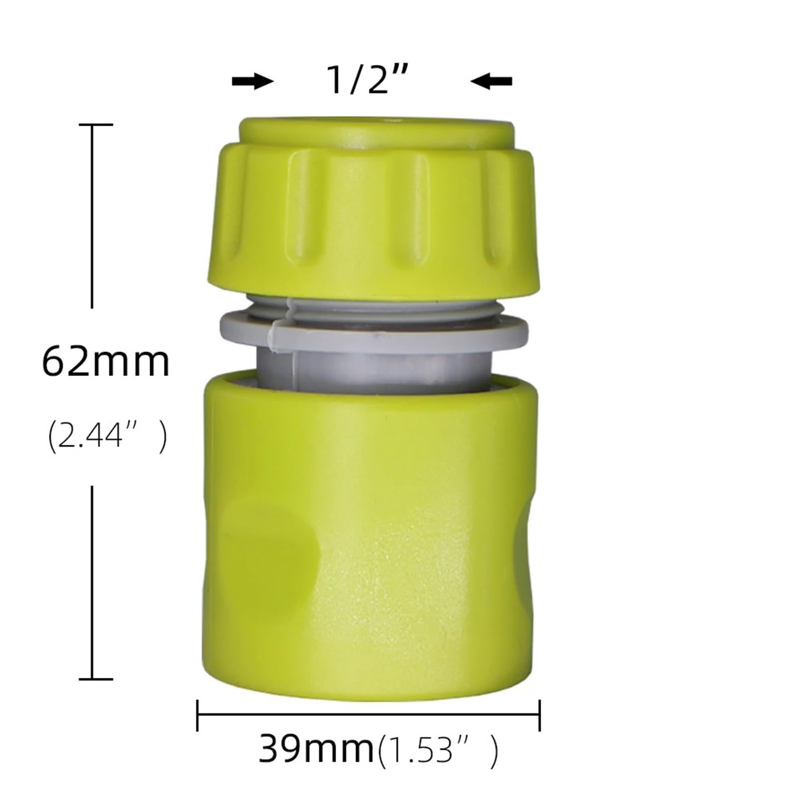 10PCS 1/2 Pollici 16mm Connettori Giardinaggio Tubo Dell'acqua Di Rubinetto Collegamento Rapido Adattatore Tubo Estendere Riparazione Raccordo Irrigazione Serra (Size : Cx1kit)