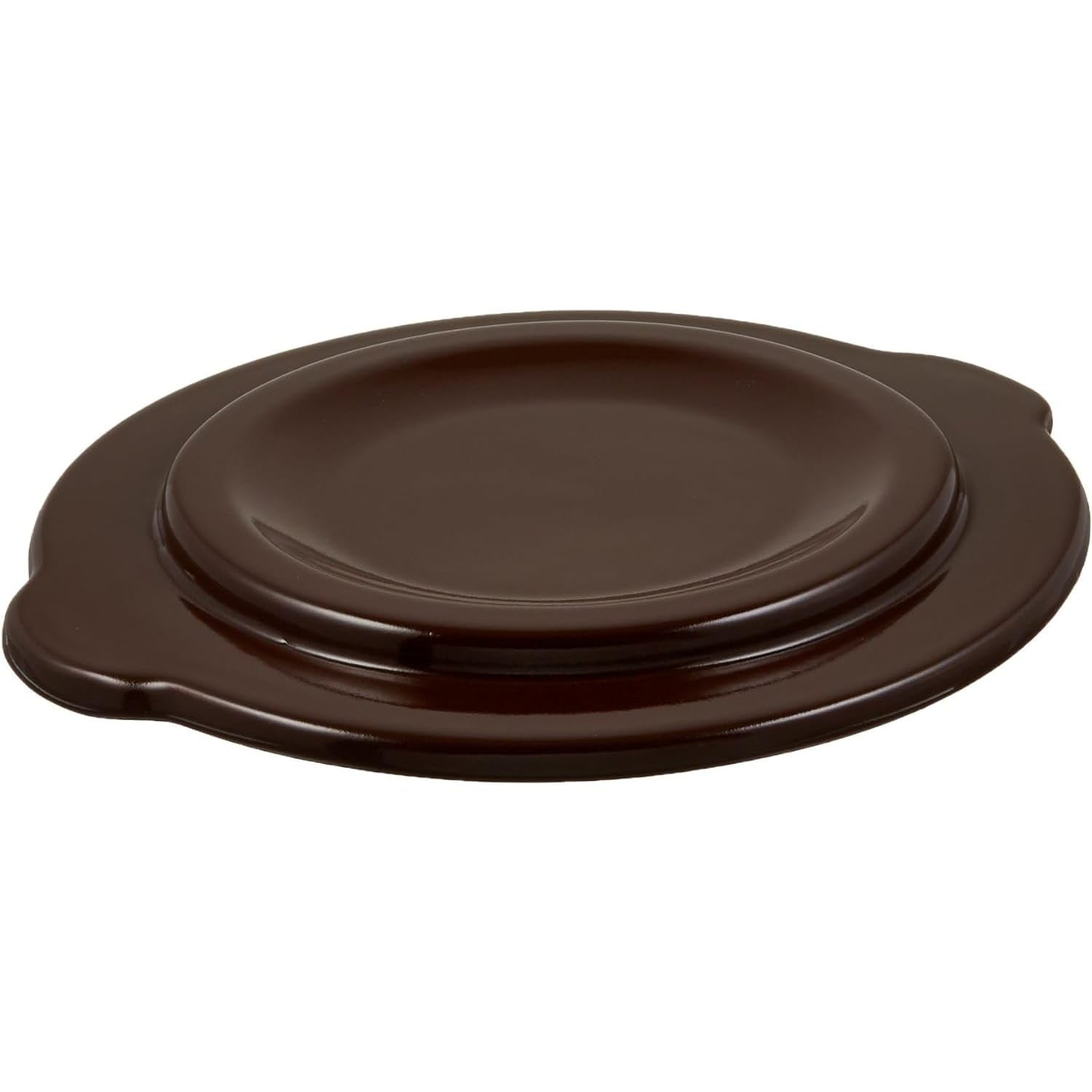 Ohio Stoneware 3 Gallon Crock Cover, Medium, Brown