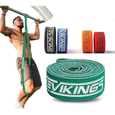 ActiveVikings Premium Pull UP FITNESSBÄNDER FÜR Deine Fitness Cover