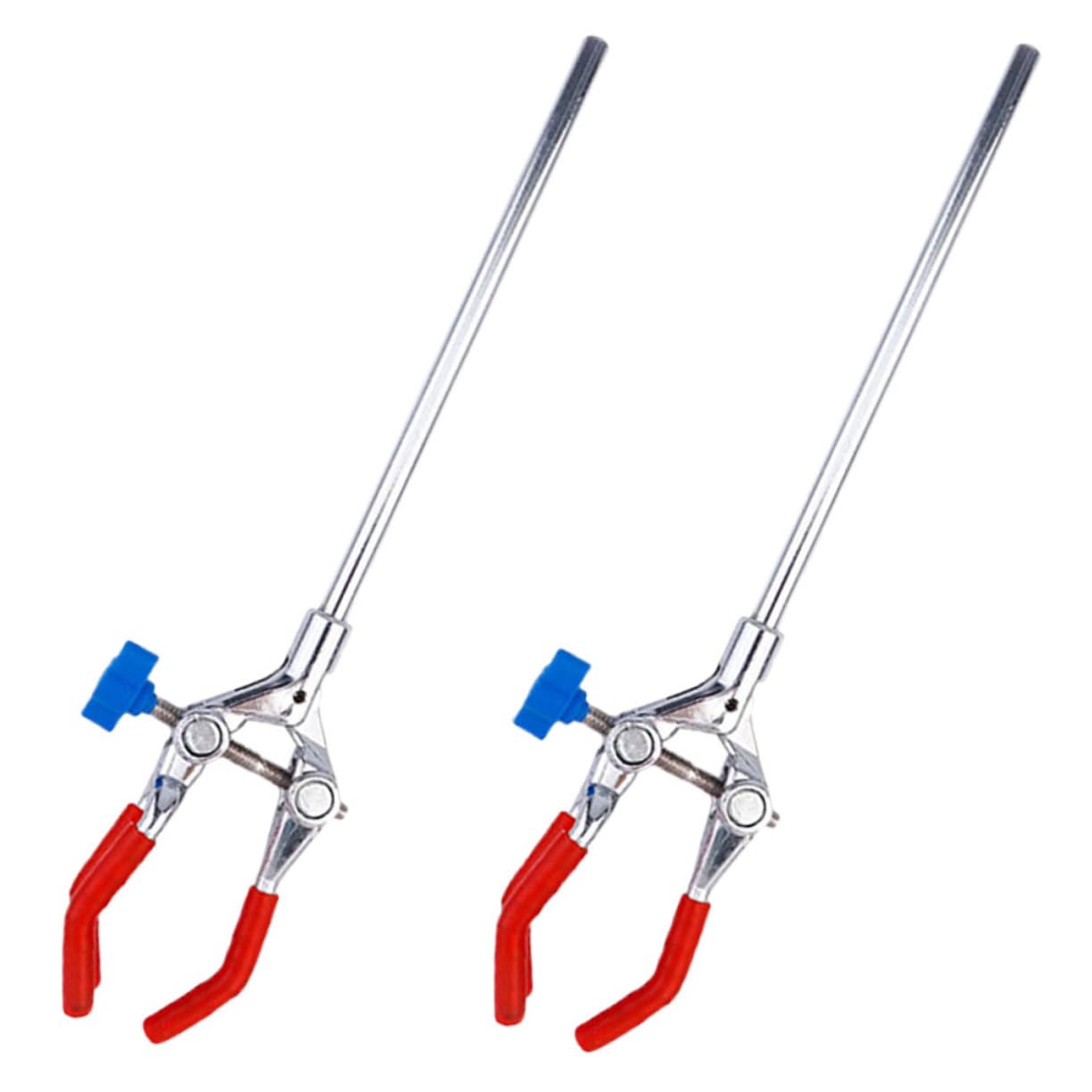 ULTECHNOVO 10piezas Abrazadera De Laboratorio Ajustable De Acero Inoxidable Para Frascos y Tubos De Ensayo De Accesorio Esencial Para Soporte De Retorta Resistente y Duradero