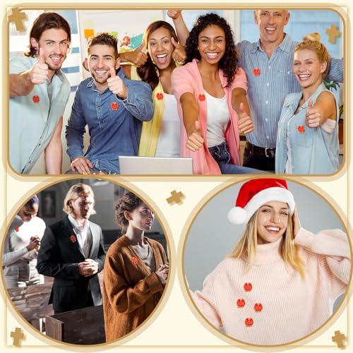 24 Pcs Red "love Your Neighbor" Bible-themed Brooch Love Your Neighbor Pins 0. 98 Inch Enamel Pins for Backpacks Hats Clothes Women Men Housewarming Gifts for Neighbors Friends Family3