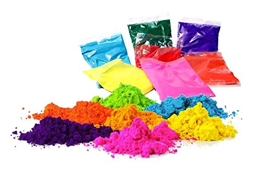 OMG Deals Gulal Holi Powder-Gulal Colour Powder - Pack of 5, 100g Each, Festival Colors Color Powder
