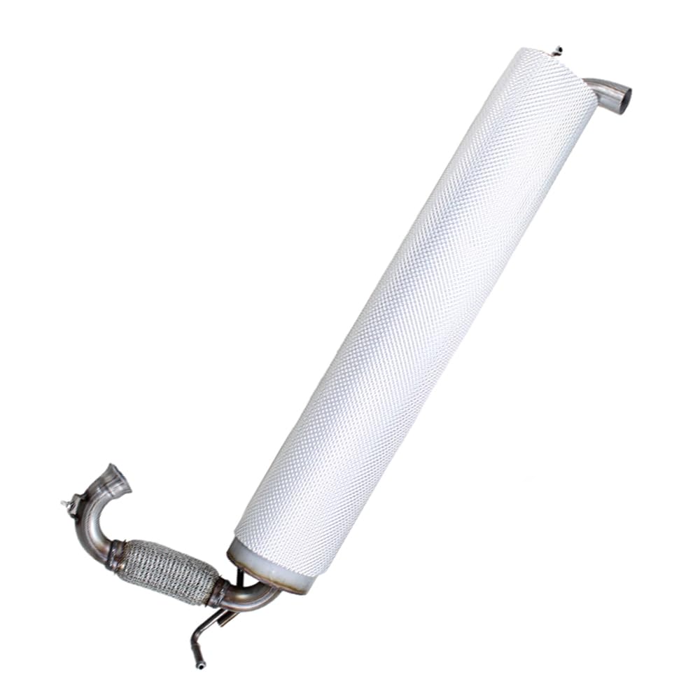 Exhaust Muffler Compatible for 2016 Smart Fortwo 0.9L | Stainless Steel | Northeastern Exhaust | Automotive Replacement Part