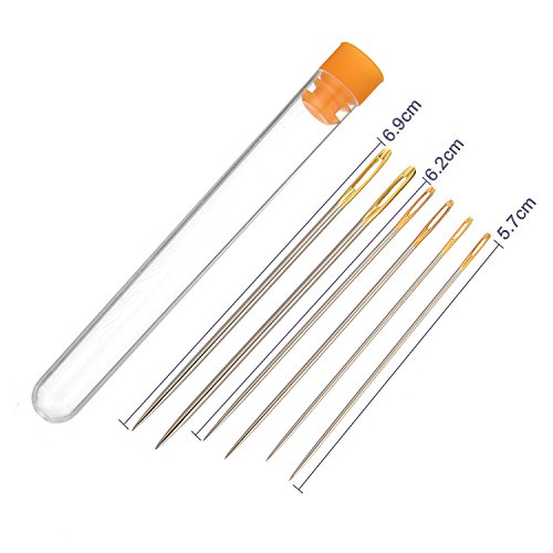15 Pieces Bookbinding Kit Starter Tools Set Bone Folder Paper Creaser, Waxed Thread, Awl, Large-Eye Needles For Diy Bookbinding Crafts And Sewing Supplies #TOP4